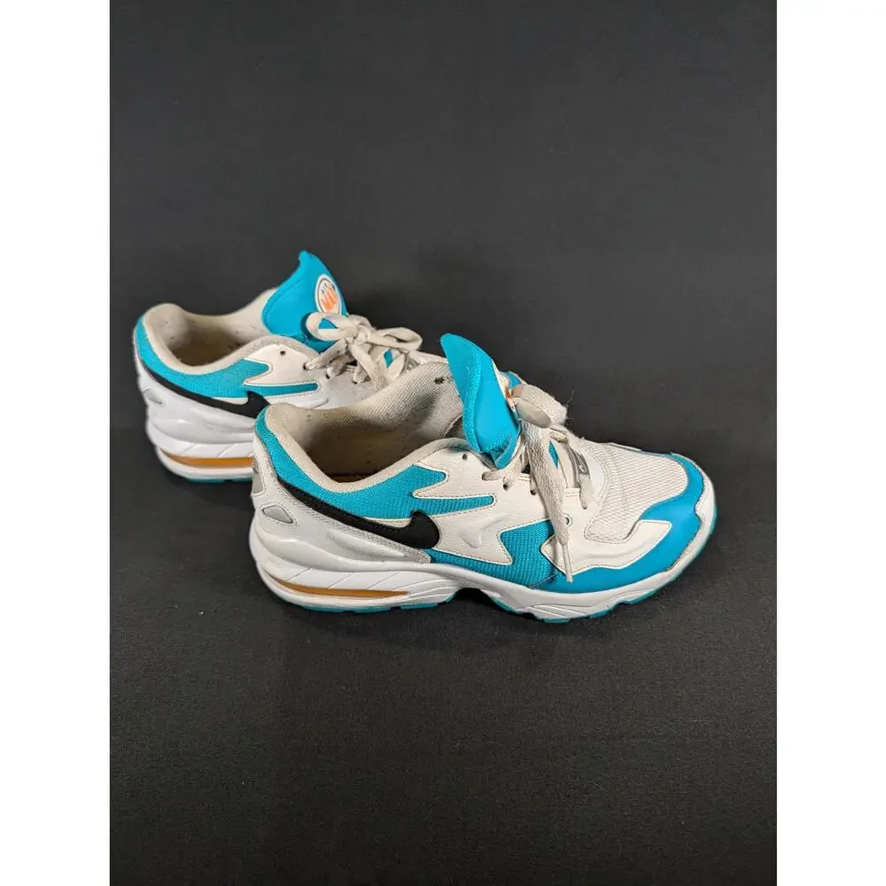 Nike Air Max 2 Light CJ4027-102 White Blue Running Shoes Men's 6Y Women's 7.5